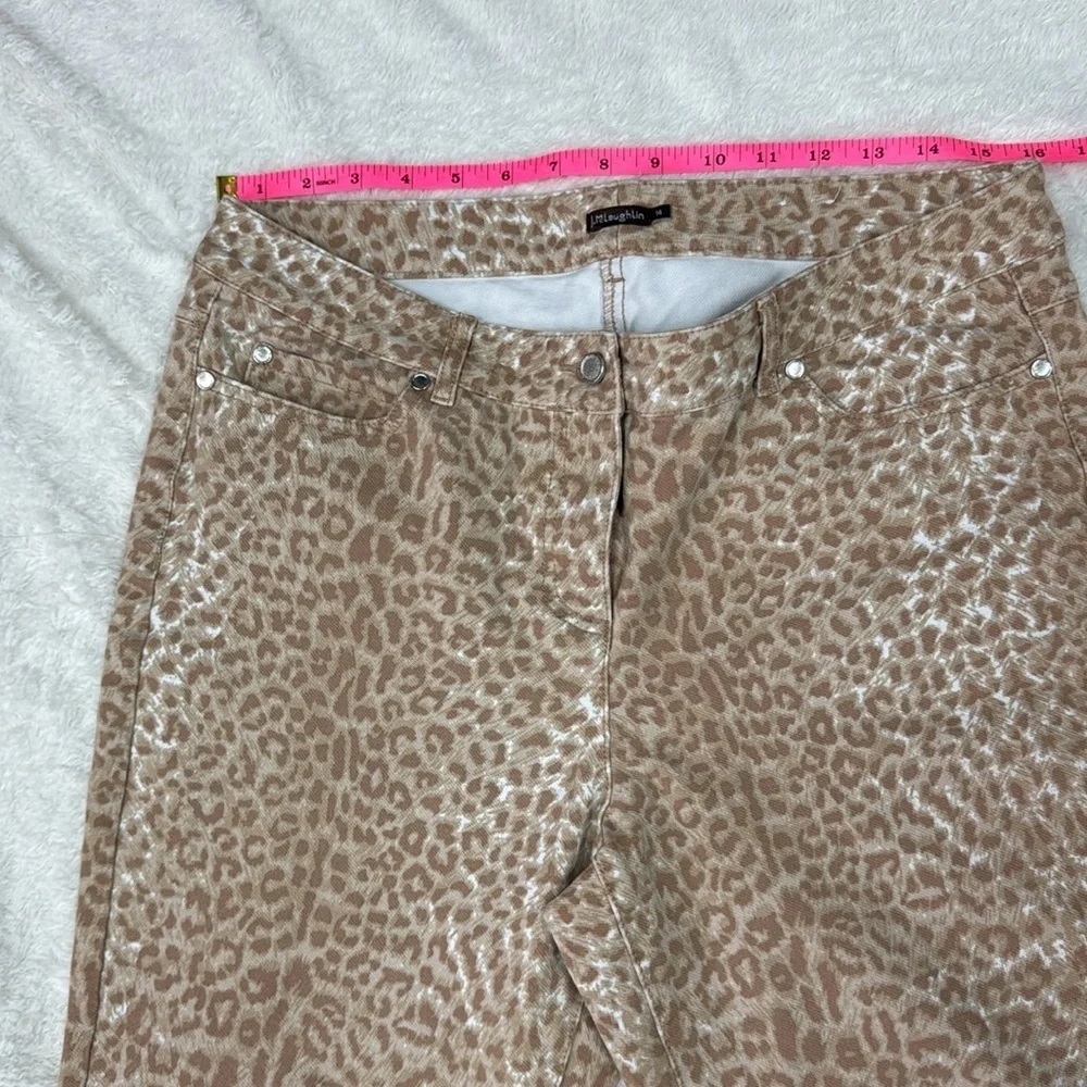 J. Mclaughlin leopard print lexi pants size 14 - Picture 4 of 10